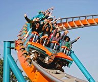 Le parc d'attractions Six Flags Over Georgia