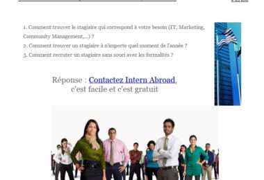 La newsletter French District Boston du Lundi 30 Septembre 2013 - Recruter le stagiaire ideal en 3 questions