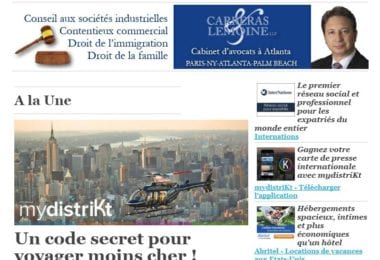La newsletter French District Boston du Mardi 1 Décembre 2015 - Un code secret pour voyager moins cher !