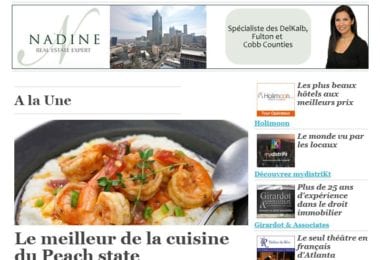 La newsletter French District Boston du Mardi 11 Juillet 2017 - à table en Géorgie !