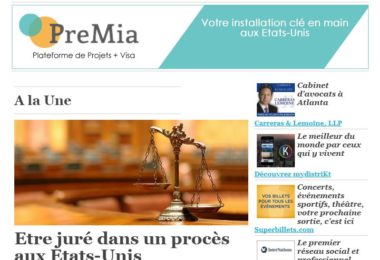 La newsletter French District Boston du Mardi 12 Janvier 2016 - Etre juré dans un procès aux Etats-Unis