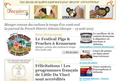 La newsletter French District Boston du Mardi 13 Août 2013 - Manger comme des cochons le temps d’un week-end