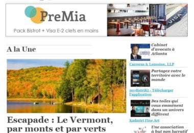 La newsletter French District Boston du Mardi 14 Juillet 2015 - Escapade dans l'état des Montagnes Vertes
