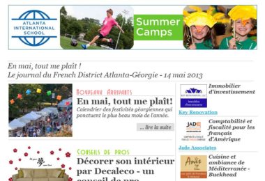 La newsletter French District Boston du Mardi 14 Mai 2013 - En mai