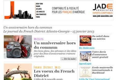 La newsletter French District Boston du Mardi 15 Janvier 2013 - Un anniversaire hors du commun