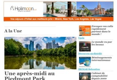 La newsletter French District Boston du Mardi 18 Avril 2017 - Pause verte dans le parc de Midtown Atlanta