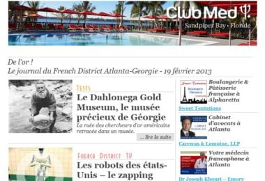 La newsletter French District Boston du Mardi 19 Février 2013 - De l'or !