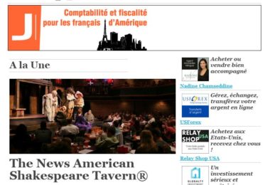 La newsletter French District Boston du Mardi 2 Septembre 2014 - Songe d'une nuit de théâtre dans un pub