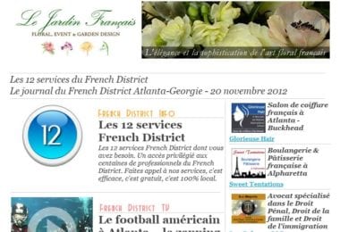 La newsletter French District Boston du Mardi 20 Novembre 2012 - Les 12 services du French District