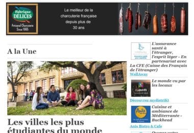 La newsletter French District Boston du Mardi 23 Août 2016 - Etudier à l'étranger