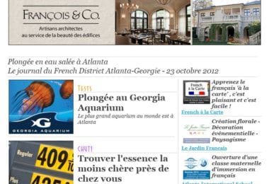 La newsletter French District Boston du Mardi 23 Octobre 2012 - Plongee en eau salee a Atlanta