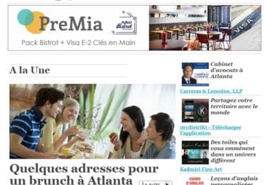La newsletter French District Boston du Mardi 25 Août 2015 - Quelques adresses pour un brunch à Atlanta