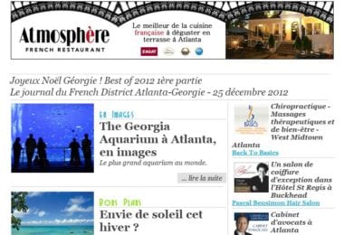 La newsletter French District Boston du Mardi 25 Décembre 2012 - Joyeux Noel Georgie ! Best of 2012 1ere partie