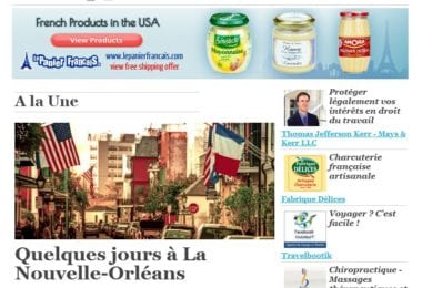 La newsletter French District Boston du Mardi 25 Novembre 2014 - Escapade à la Nouvelle Orléans