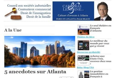La newsletter French District Boston du Mardi 26 Janvier 2016 - 5 secrets sur Atlanta