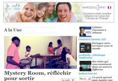 La newsletter French District Boston du Mardi 30 Juin 2015 - Mystery Room