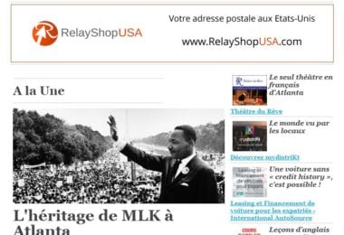 La newsletter French District Boston du Mardi 5 Avril 2016 - L'héritage de MLK à Atlanta