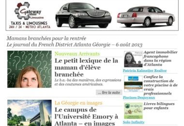 La newsletter French District Boston du Mardi 6 Août 2013 - Mamans branchées pour la rentrée
