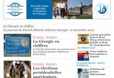 La newsletter French District Boston du Mardi 6 Novembre 2012 - La Georgie en chiffres