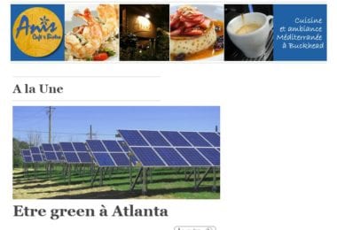 La newsletter French District Boston du Mardi 6 Octobre 2015 - Etre green à Atlanta