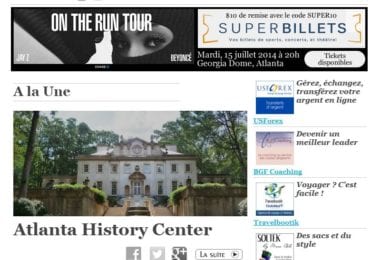 La newsletter French District Boston du Mardi 8 Juillet 2014 - Le passé d'Atlanta