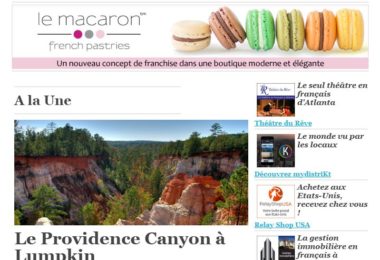 La newsletter French District Boston du Mardi 8 Mars 2016 - Le petit frère du Grand Canyon est en Géorgie