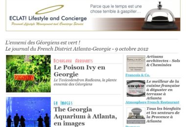 La newsletter French District Boston du Mardi 9 Octobre 2012 - L'ennemi des Georgiens est vert !