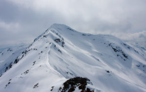 Mountain, snow-capped mountains in Italy