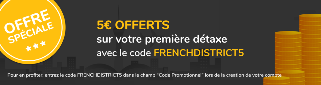 Banner Promo Code - French District