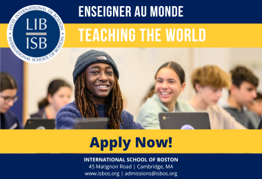Inscriptions au Lycée International de Boston (LIB)