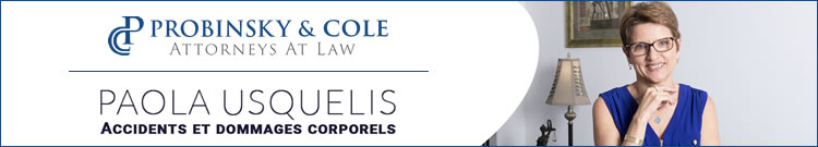 Paola Usquelis – Probinsky, Cole & Usquelis – Accidents et dommages corporels