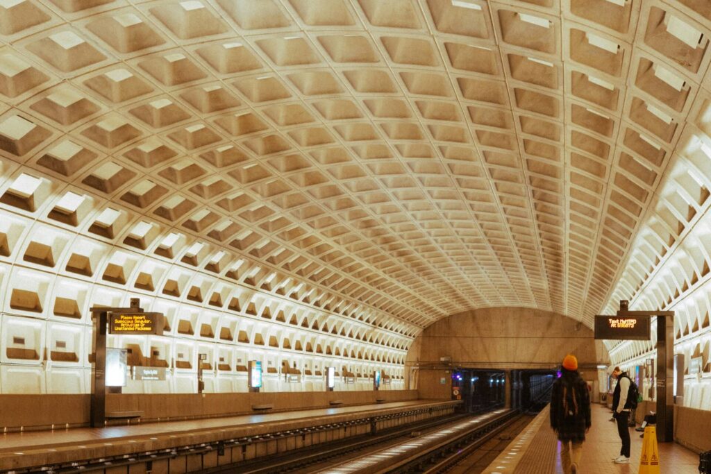 Une station de métro du Metrorail à Washington D.C.
