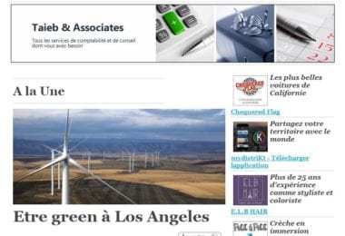 La newsletter French District Boston du Jeudi 10 Septembre 2015 - Etre green à Los Angeles
