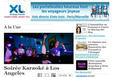 La newsletter French District Boston du Jeudi 11 Septembre 2014 - Soiree Karaoke a Los Angeles
