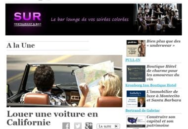 La newsletter French District Boston du Jeudi 12 Juin 2014 - Louer une voiture en Californie