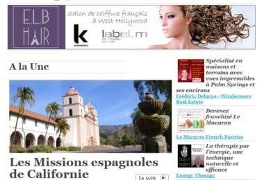 La newsletter French District Boston du Jeudi 19 Mars 2015 - Vestiges de la colonisation espagnole en Californie