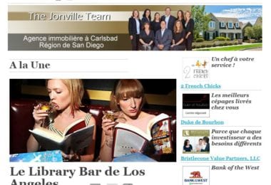 La newsletter French District Boston du Jeudi 21 Novembre 2013 - L’ivresse des livres