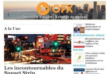 La newsletter French District Boston du Jeudi 21 Septembre 2017 - Le Sunset Strip