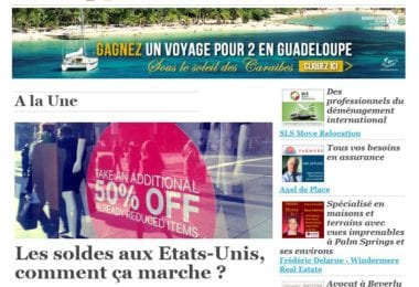 La newsletter French District Boston du Jeudi 22 Janvier 2015 - Les soldes aux Etats-Unis