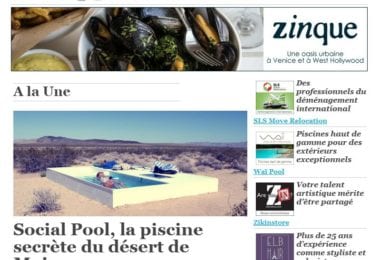 La newsletter French District Boston du Jeudi 25 Septembre 2014 - La piscine secrete du desert de Mojave