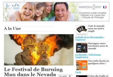 La newsletter French District Boston du Jeudi 27 Août 2015 - Le Festival de Burning Man dans le Nevada