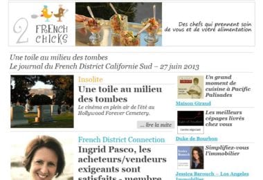 La newsletter French District Boston du Jeudi 27 Juin 2013 - Une toile au milieu des tombes