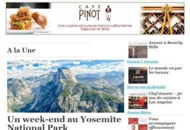 La newsletter French District Boston du Jeudi 27 Octobre 2016 - Au coeur de la nature californienne