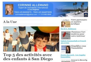 La newsletter French District Boston du Jeudi 29 Janvier 2015 - Top 5 des activites avec des enfants a San Diego
