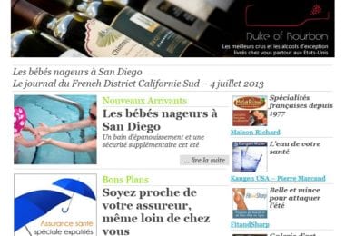 La newsletter French District Boston du Jeudi 4 Juillet 2013 - Les bebes nageurs a San Diego