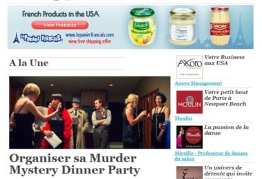 La newsletter French District Boston du Jeudi 5 Février 2015 - Organiser sa Murder Mystery Dinner Party