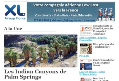 La newsletter French District Boston du Jeudi 5 Juin 2014 - Les Indian Canyons de Palm Springs