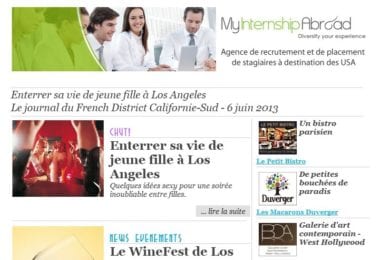 La newsletter French District Boston du Jeudi 6 Juin 2013 - Enterrer sa vie de jeune fille a Los Angeles