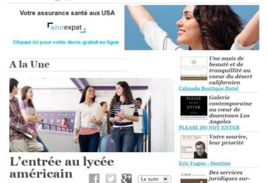 La newsletter French District Boston du Jeudi 7 Août 2014 - L'ete en Californie du sud - Best of numero 6