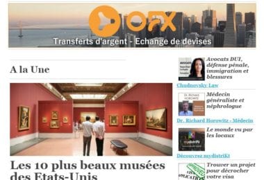La newsletter French District Boston du Jeudi 7 Septembre 2017 - Les 10 plus beaux musées des Etats-Unis